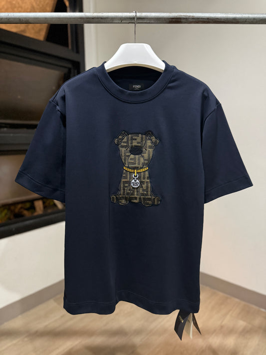 Fendi Cotton T-Shirt (Navy)