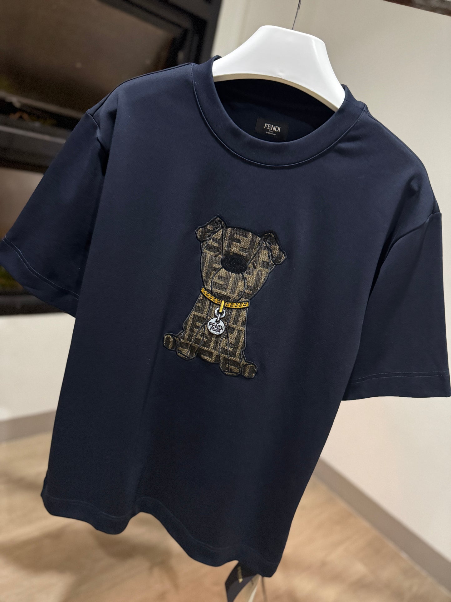 Fendi Cotton T-Shirt (Navy)