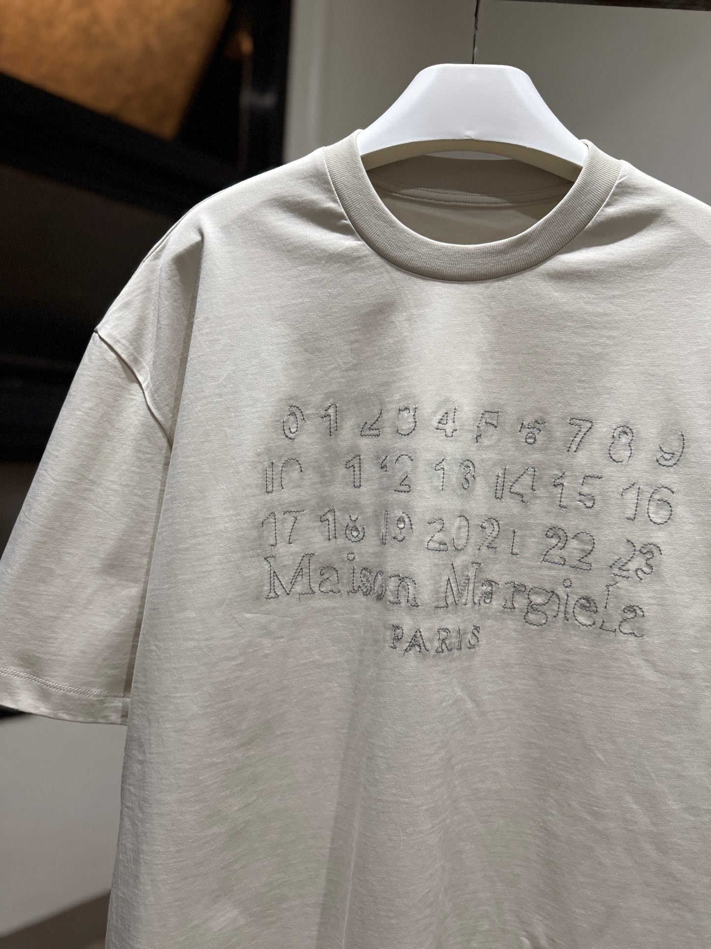Maison Margiela Numeric Logo T-Shirt (Oversized/Embroidered)