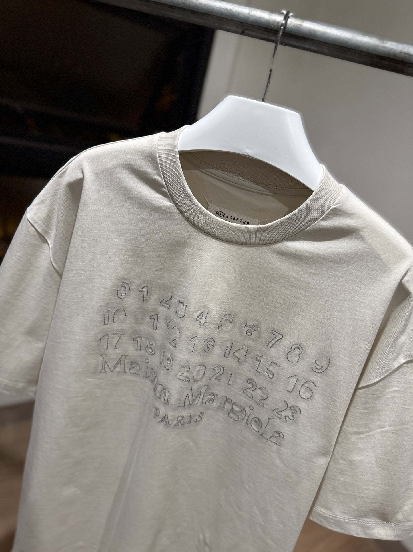 Maison Margiela Numeric Logo T-Shirt (Oversized/Embroidered)