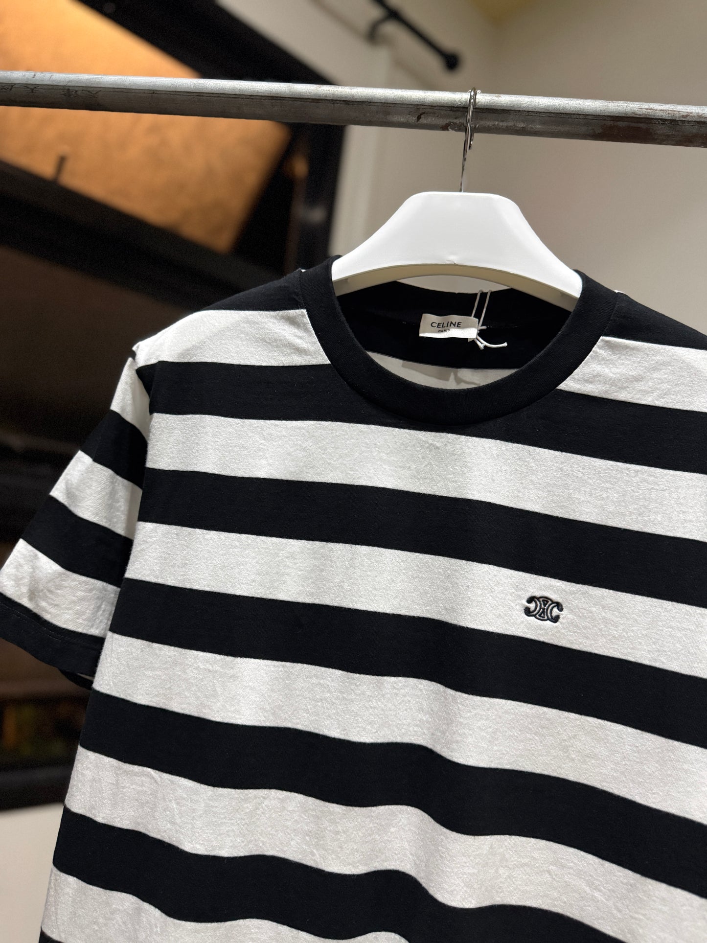 Celine Triomphe Cotton T-Shirt