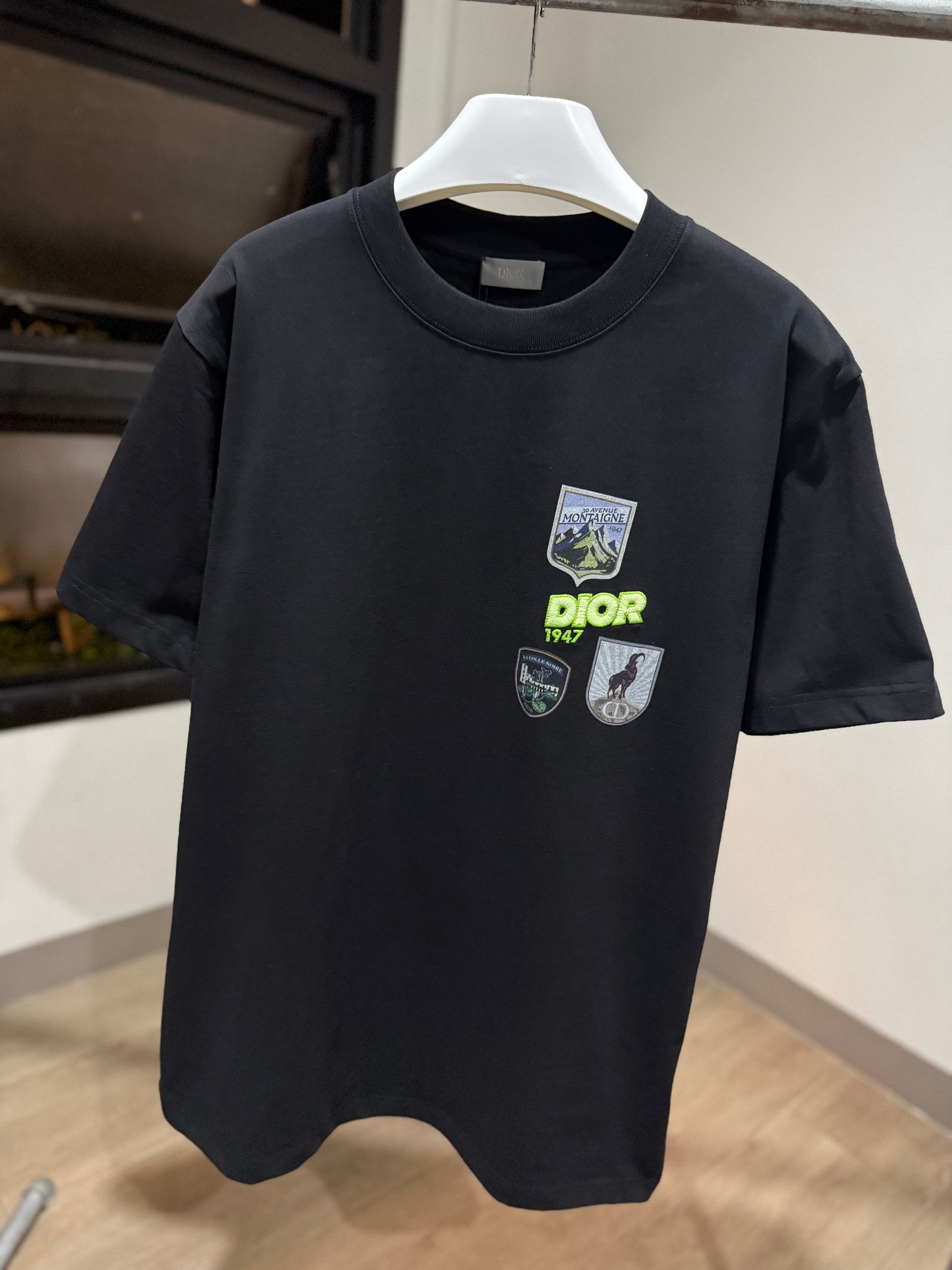 Dior Mountain Relaxed Fit T-Shirt (Black)