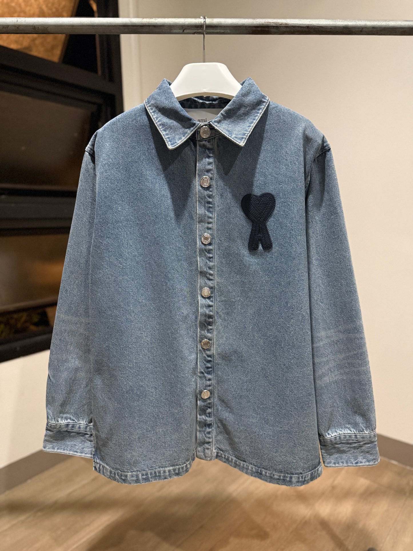 AMI de Coeur Denim Overshirt