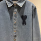 AMI de Coeur Denim Overshirt