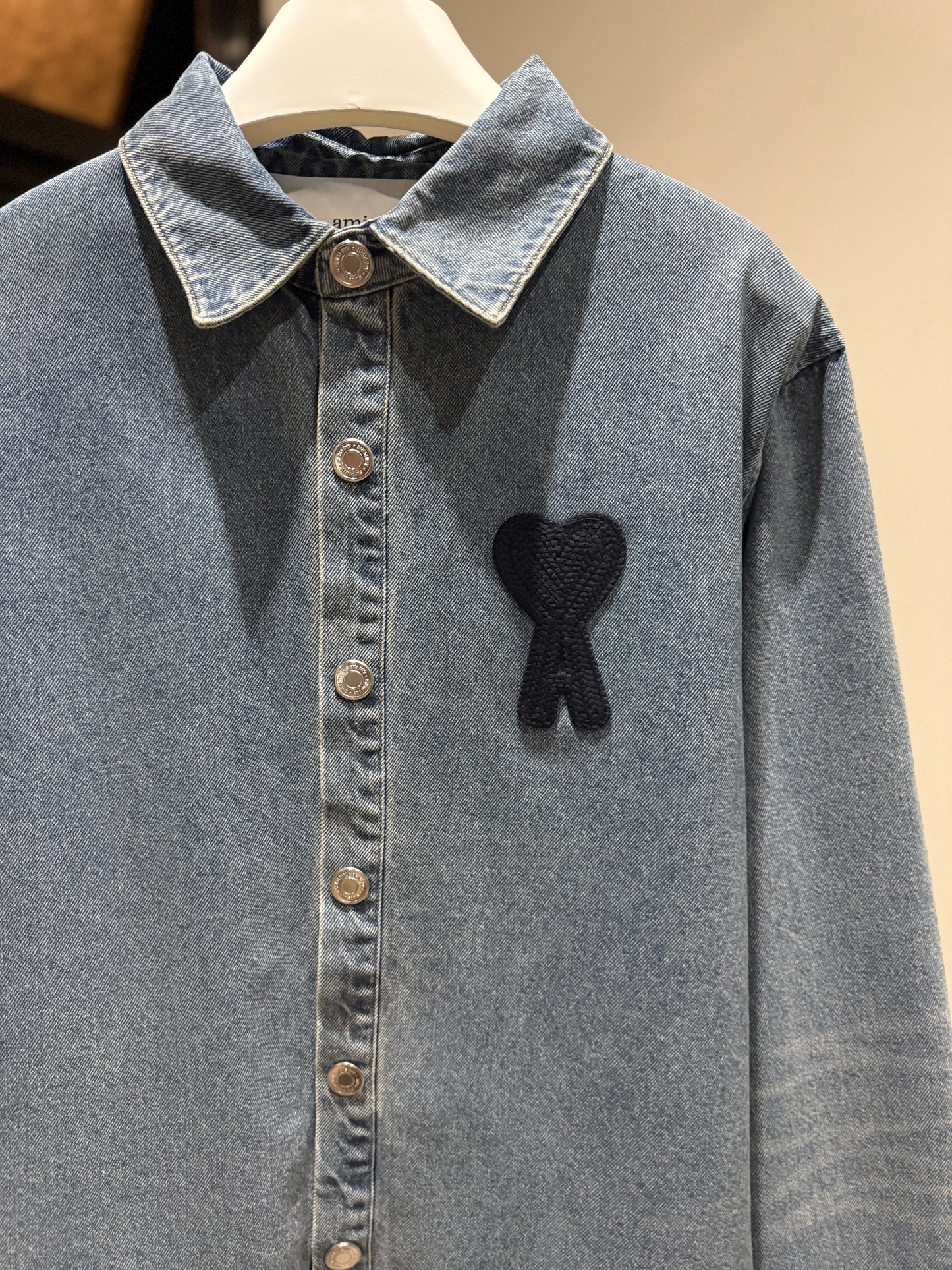 AMI de Coeur Denim Overshirt