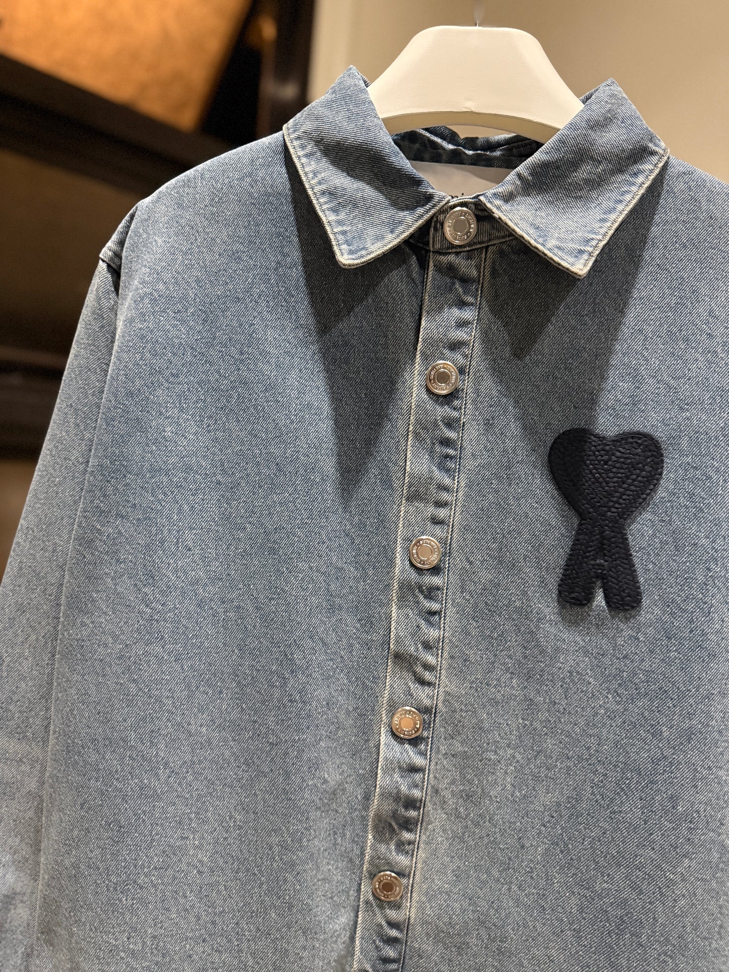 AMI de Coeur Denim Overshirt