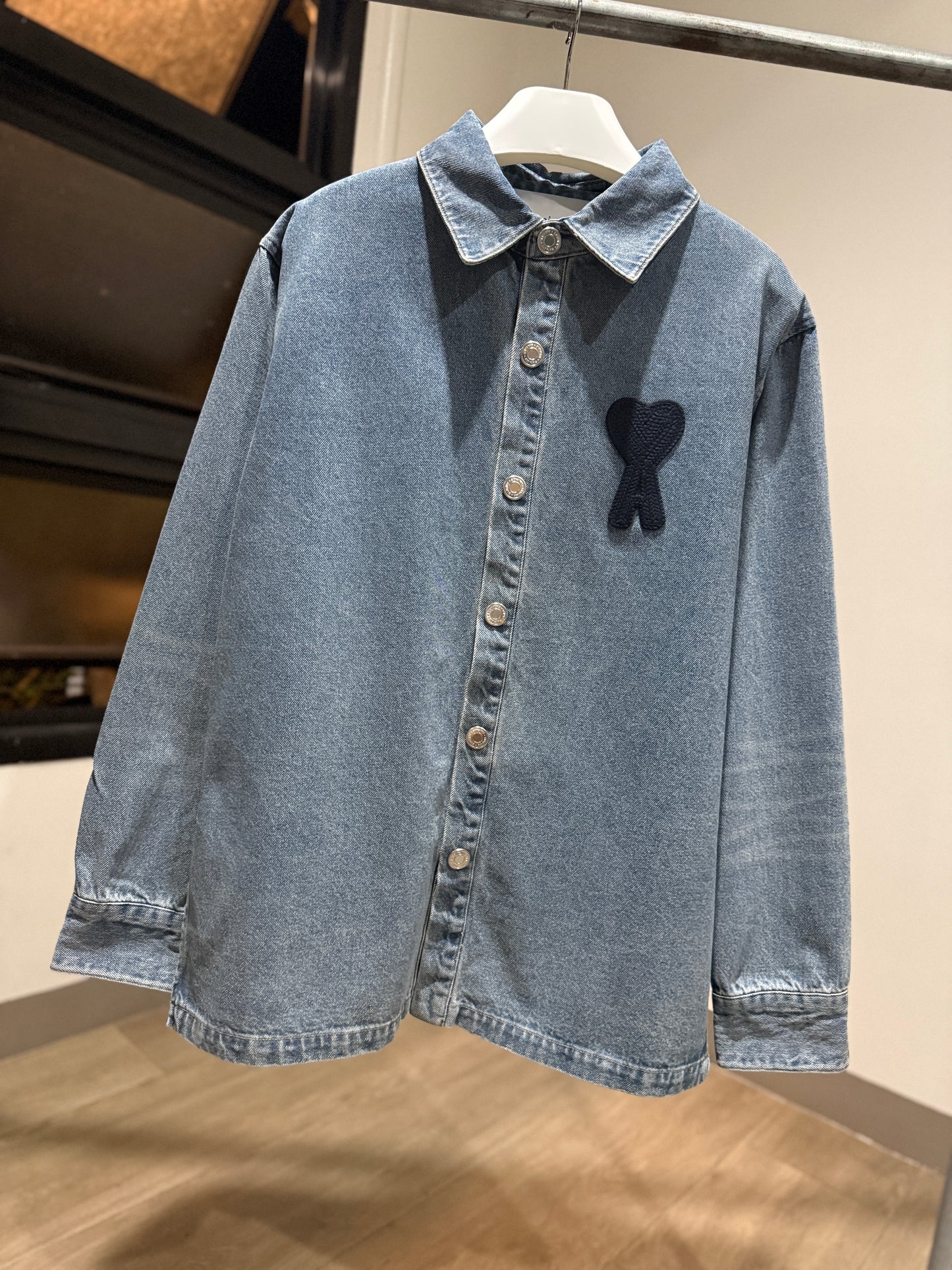 AMI de Coeur Denim Overshirt
