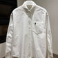 AMI de Coeur Button Down Oxford Shirt (Natural White)