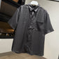 Saint Laurent Cassandre Short-Sleeved Shirt