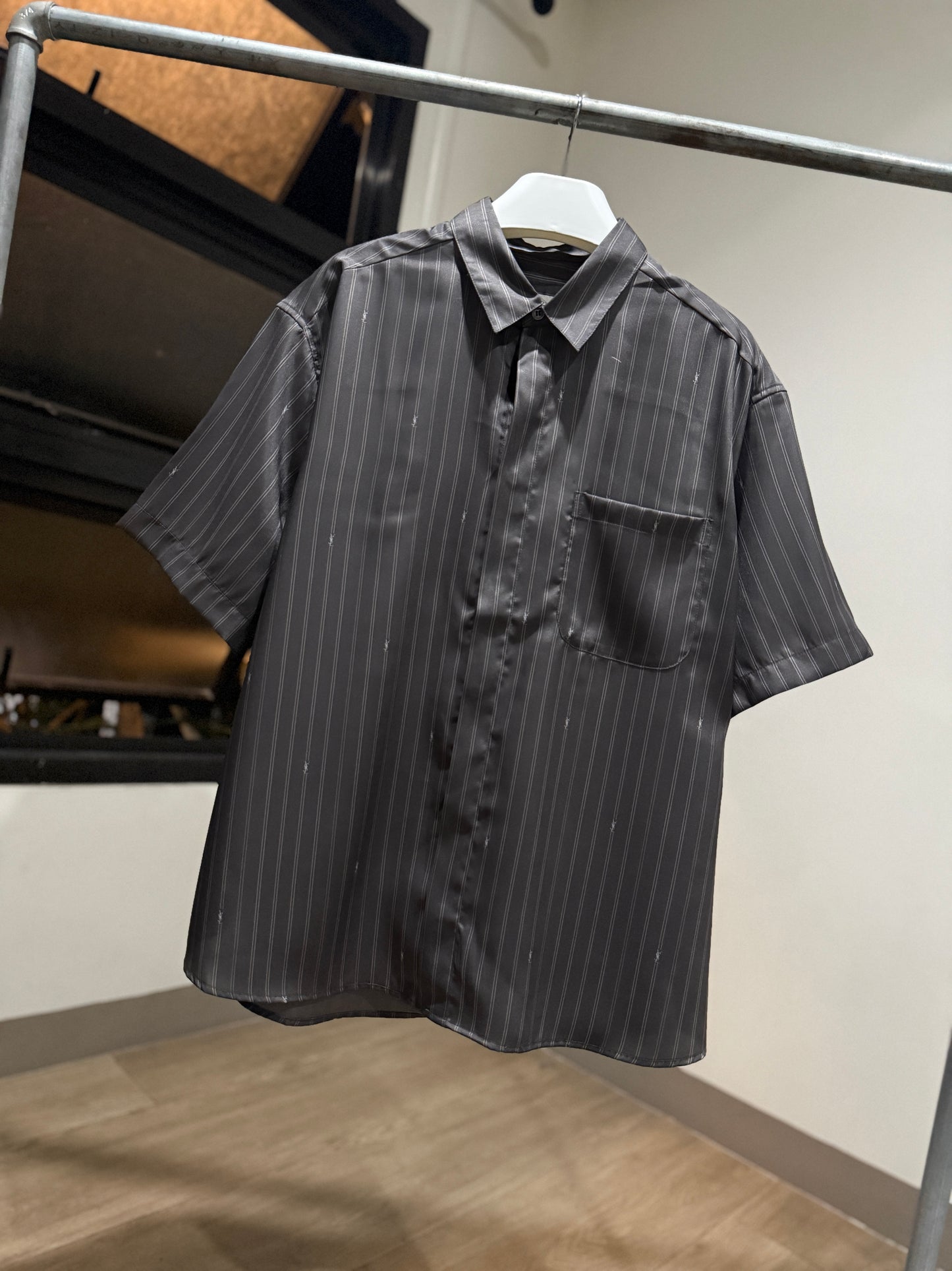 Saint Laurent Cassandre Short-Sleeved Shirt