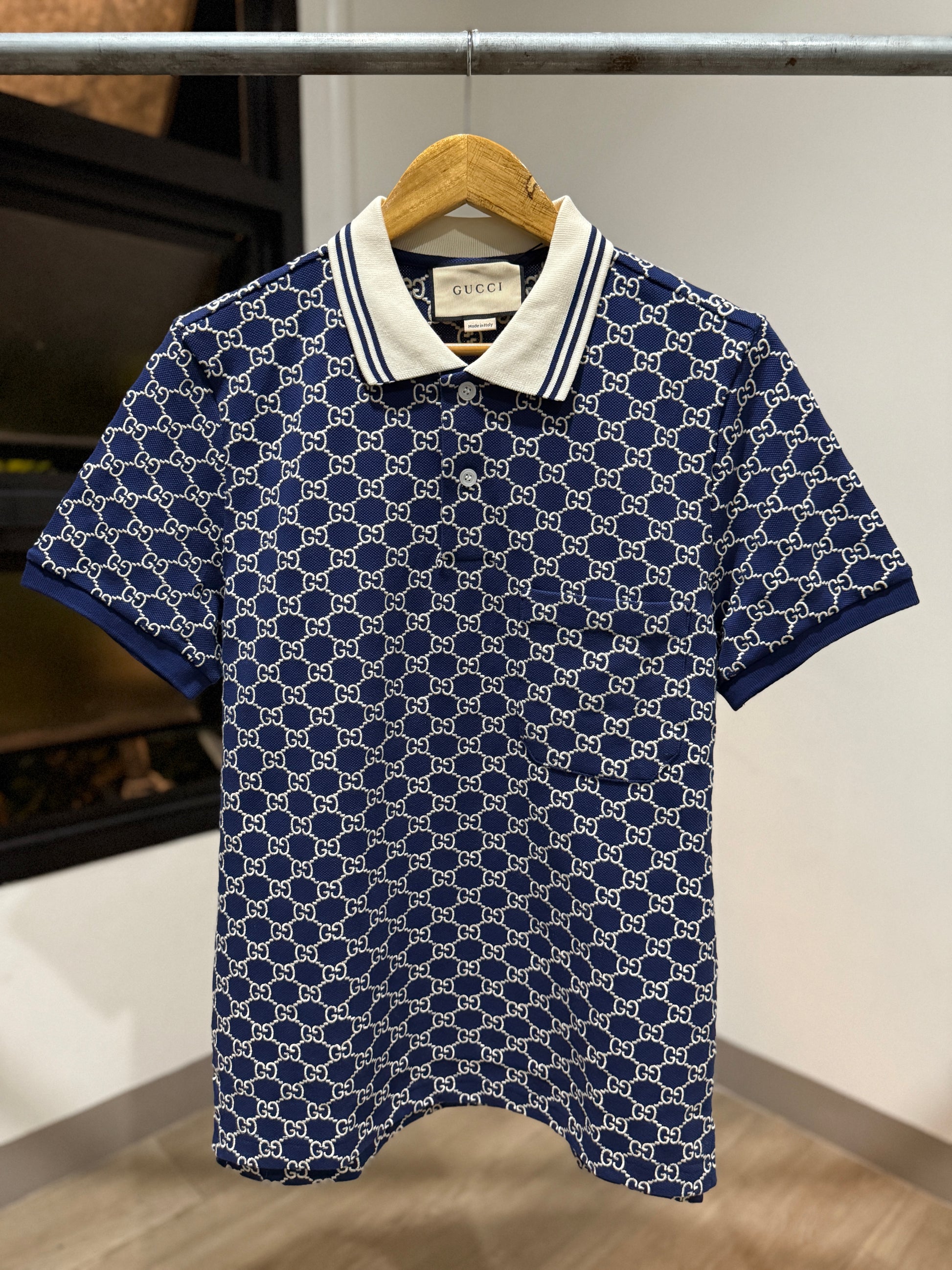 Gucci Piquet Jacquard Polo Shirt