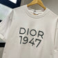 Dior 1947 White Cotton T-Shirt