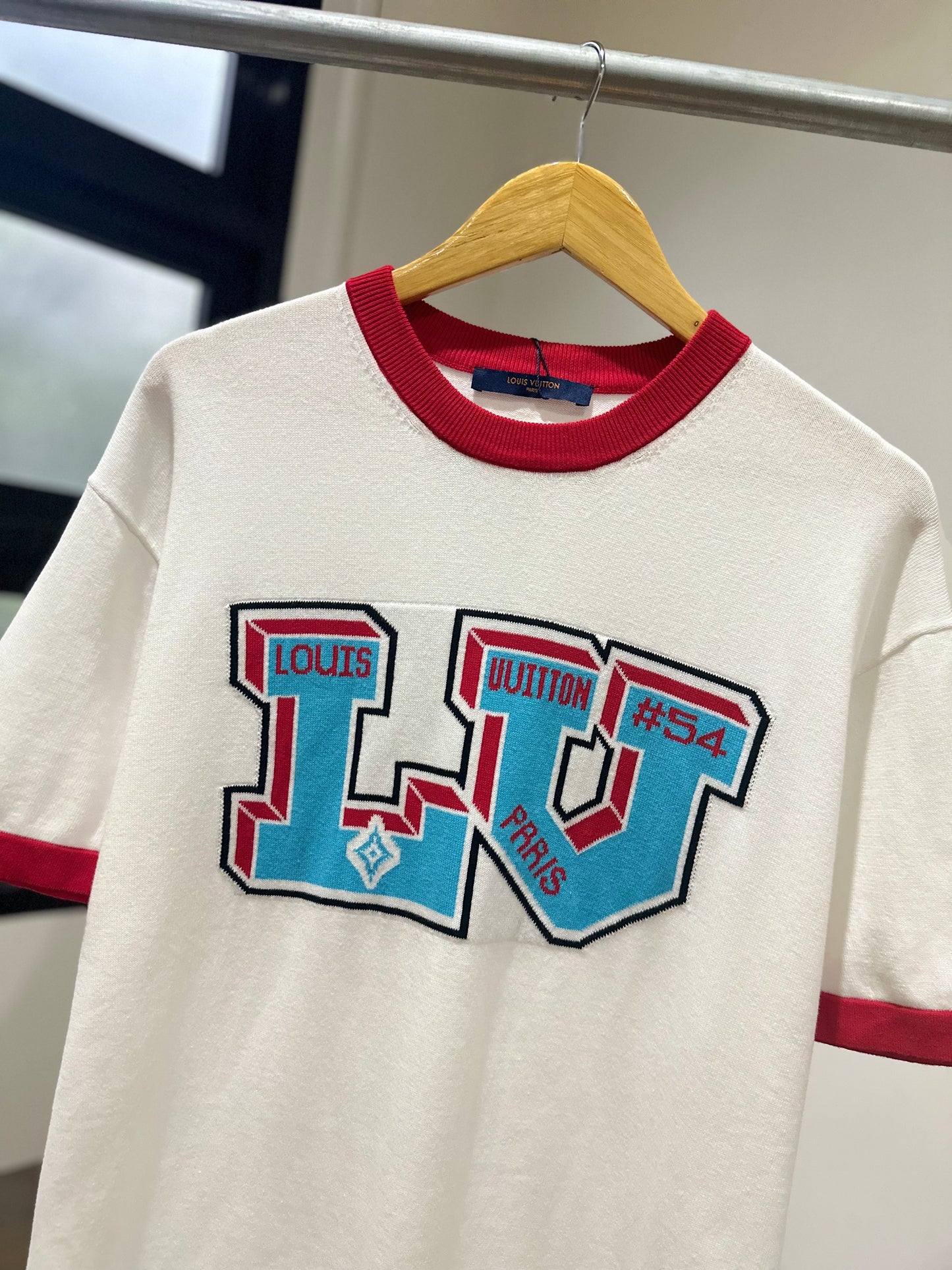 Louis Vuitton Cotton  T-Shirt (White/Red)
