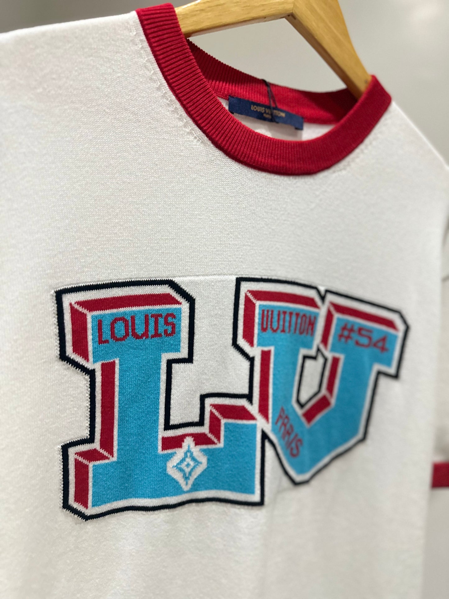 Louis Vuitton Cotton  T-Shirt (White/Red)