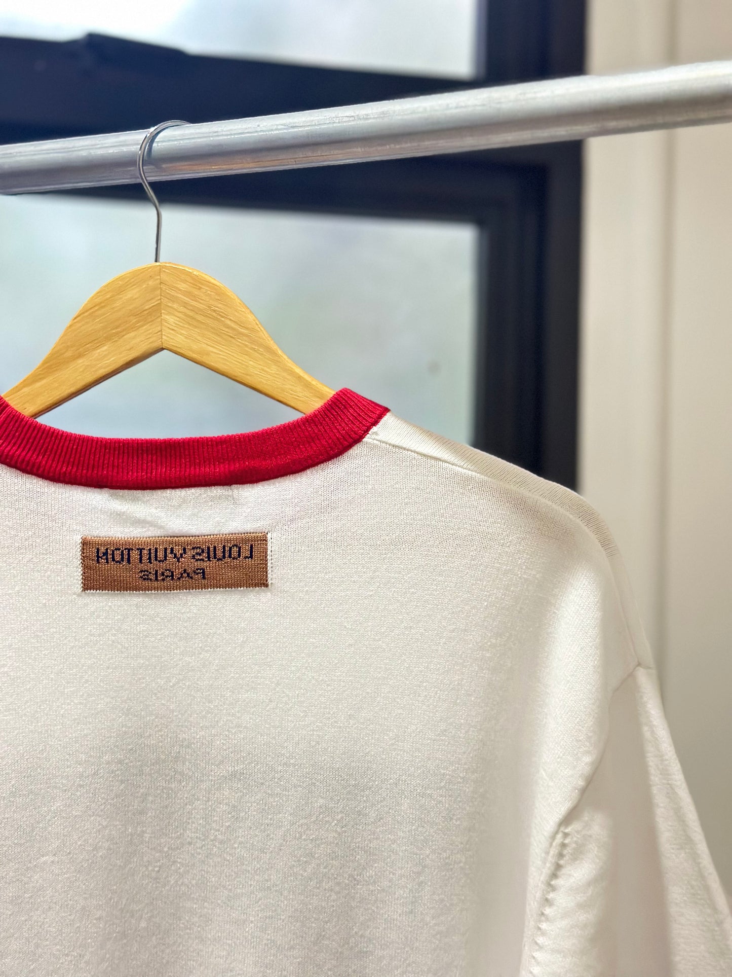 Louis Vuitton Cotton  T-Shirt (White/Red)