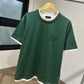 Prada Cotton T-Shirt (Green/Naked logo)