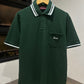 Gucci Cotton Piquet Polo Shirt (Dark Green)