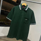 Gucci Cotton Piquet Polo Shirt (Dark Green)