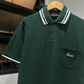 Gucci Cotton Piquet Polo Shirt (Dark Green)