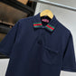 Gucci Pocket Web Collar Polo Shirt