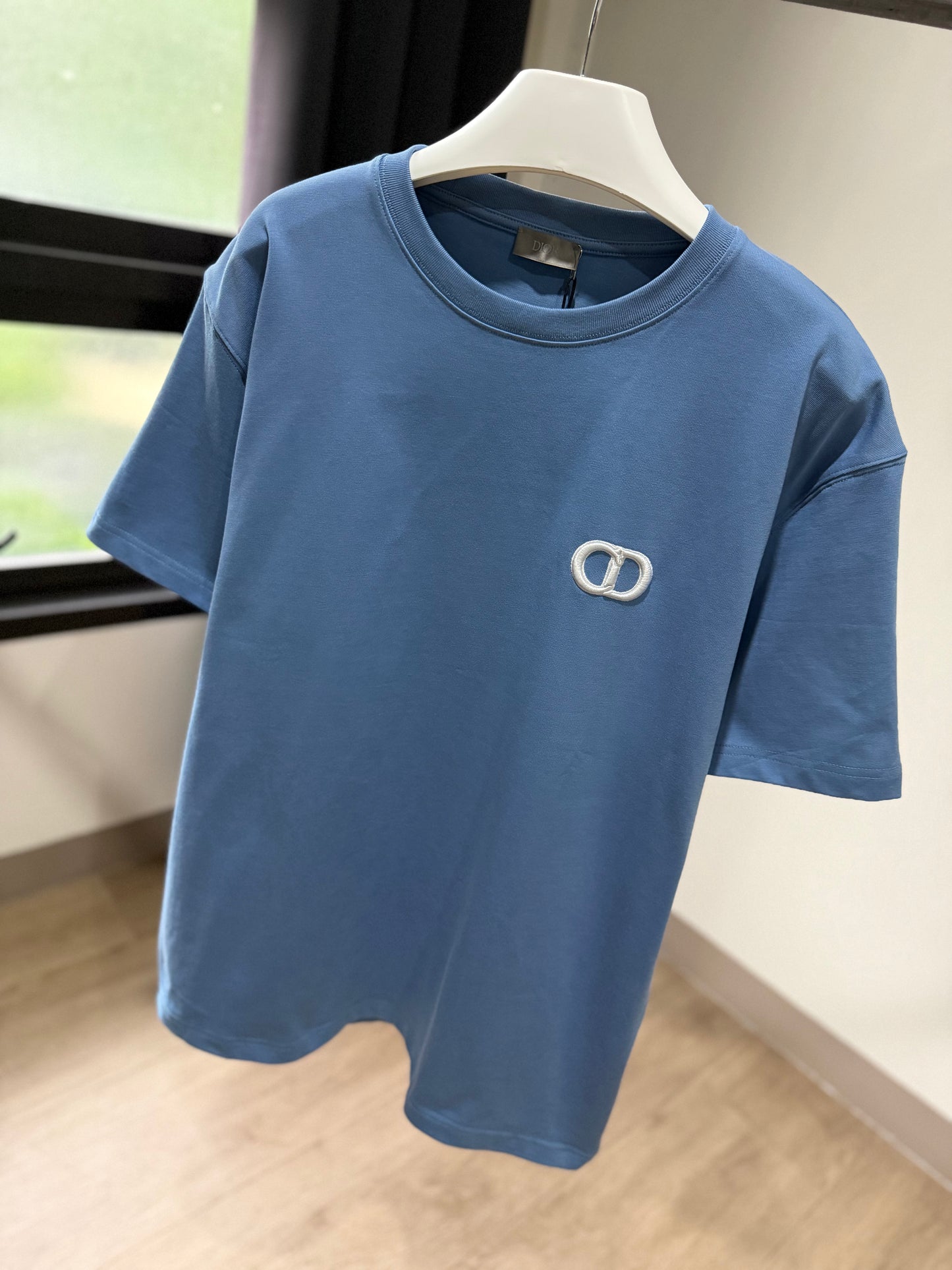 Dior CD Icon T-Shirt (Blue/Oversized)