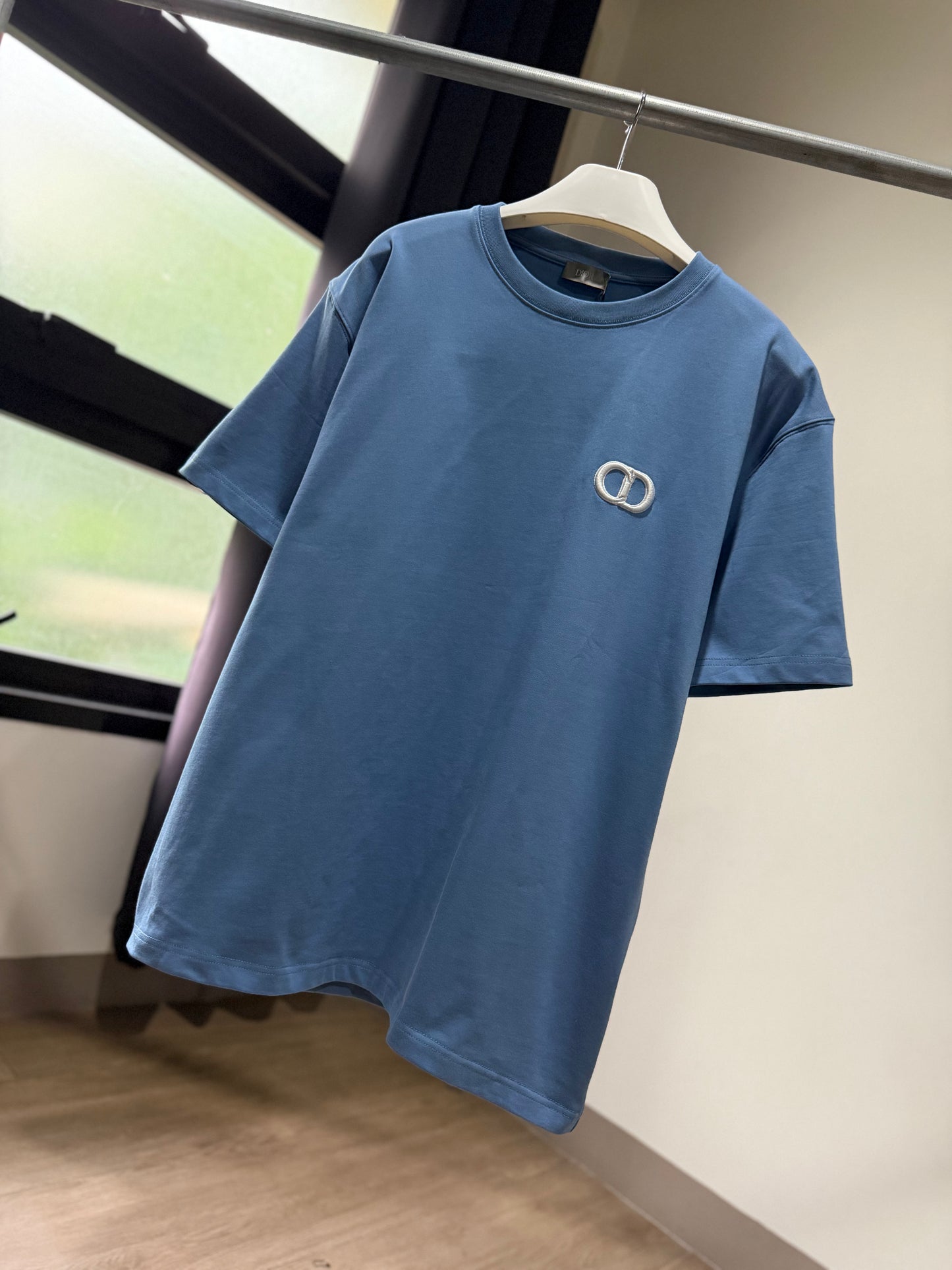 Dior CD Icon T-Shirt (Blue/Oversized)