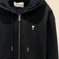 AMI de Coeur Zipped Hoodie (Black)