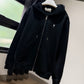 AMI de Coeur Zipped Hoodie (Black)