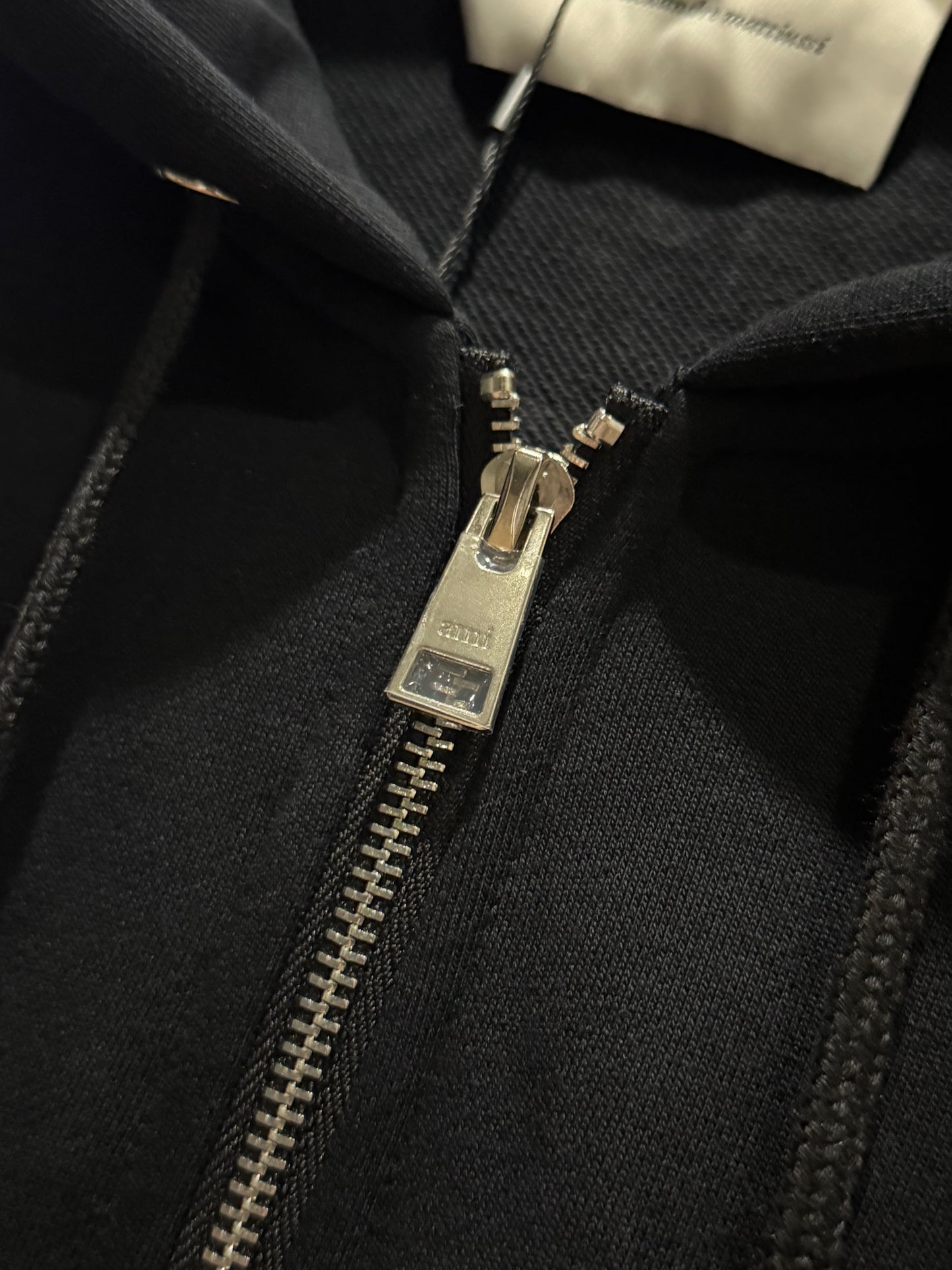 AMI de Coeur Zipped Hoodie (Black)
