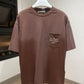 Acne Studios Pocket Logo T-Shirt (Faded Brown)