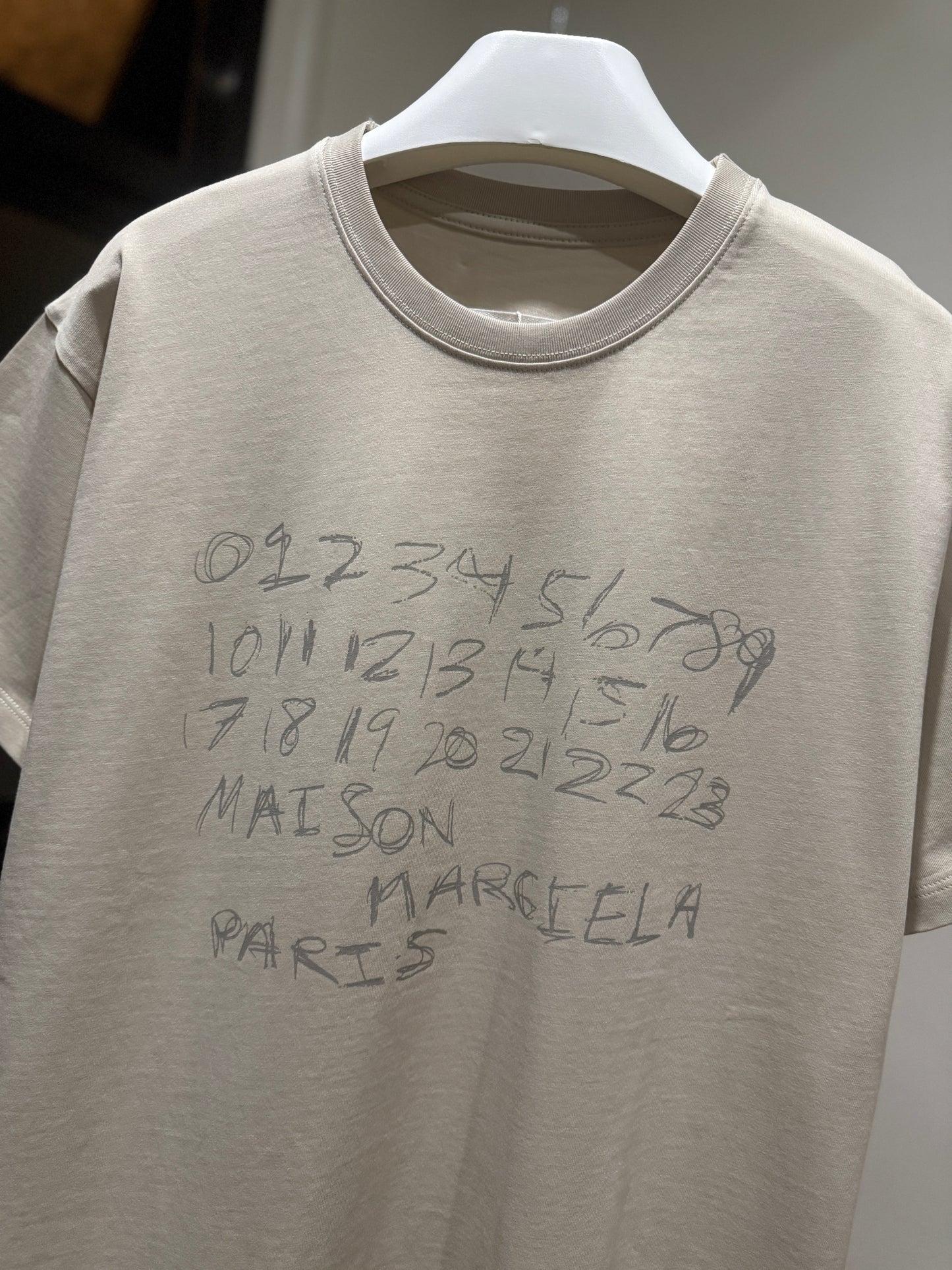 Maison Margiela Numeric T-Shirt (Sand)