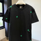 Dior Clover Embroidery T-Shirt (Black)