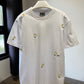 Dior Daisy Embroidery T-Shirt (White)