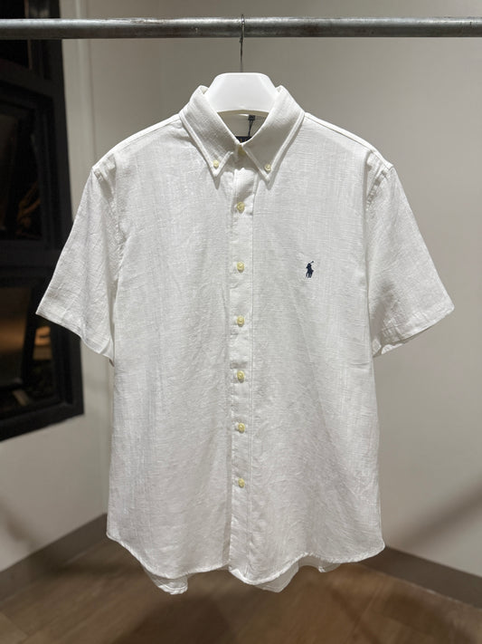 Ralph Lauren Linen Shirt (White)