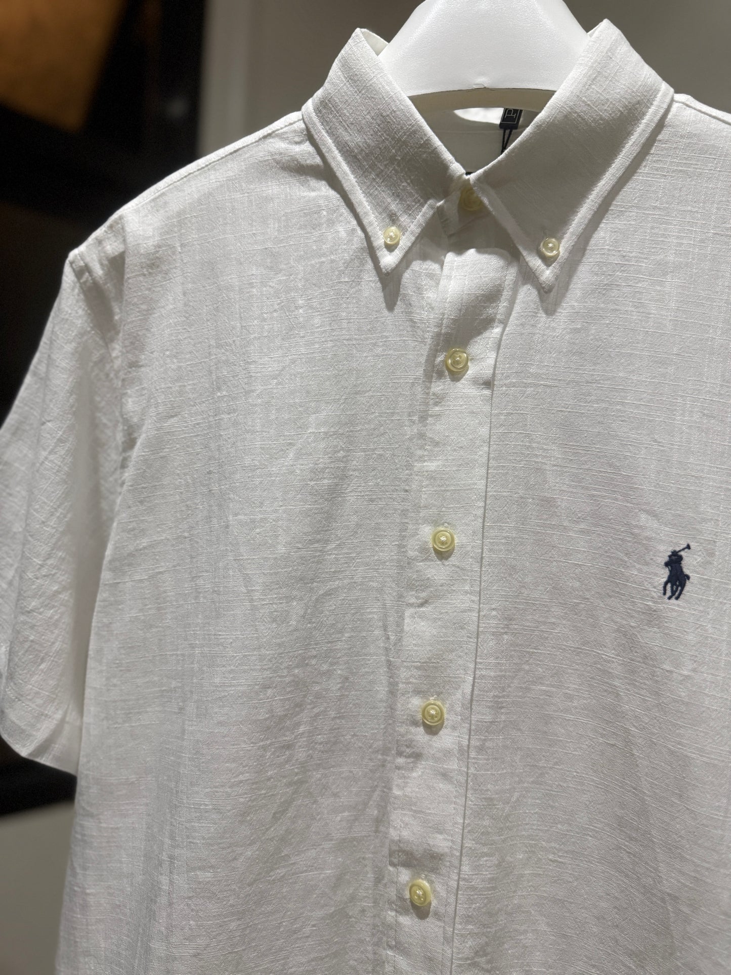 Ralph Lauren Linen Shirt (White)