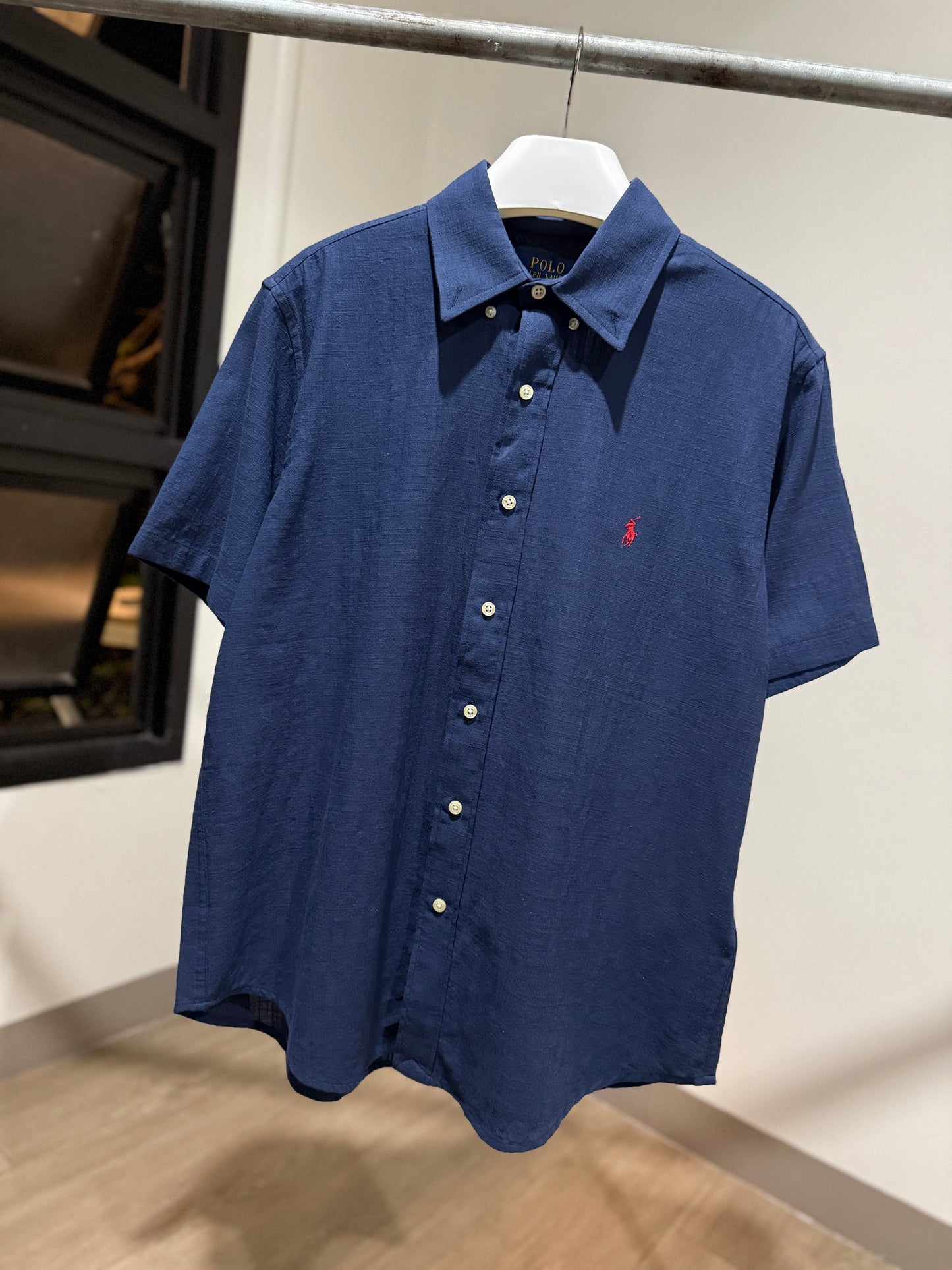 Ralph Lauren Linen Shirt (Navy)