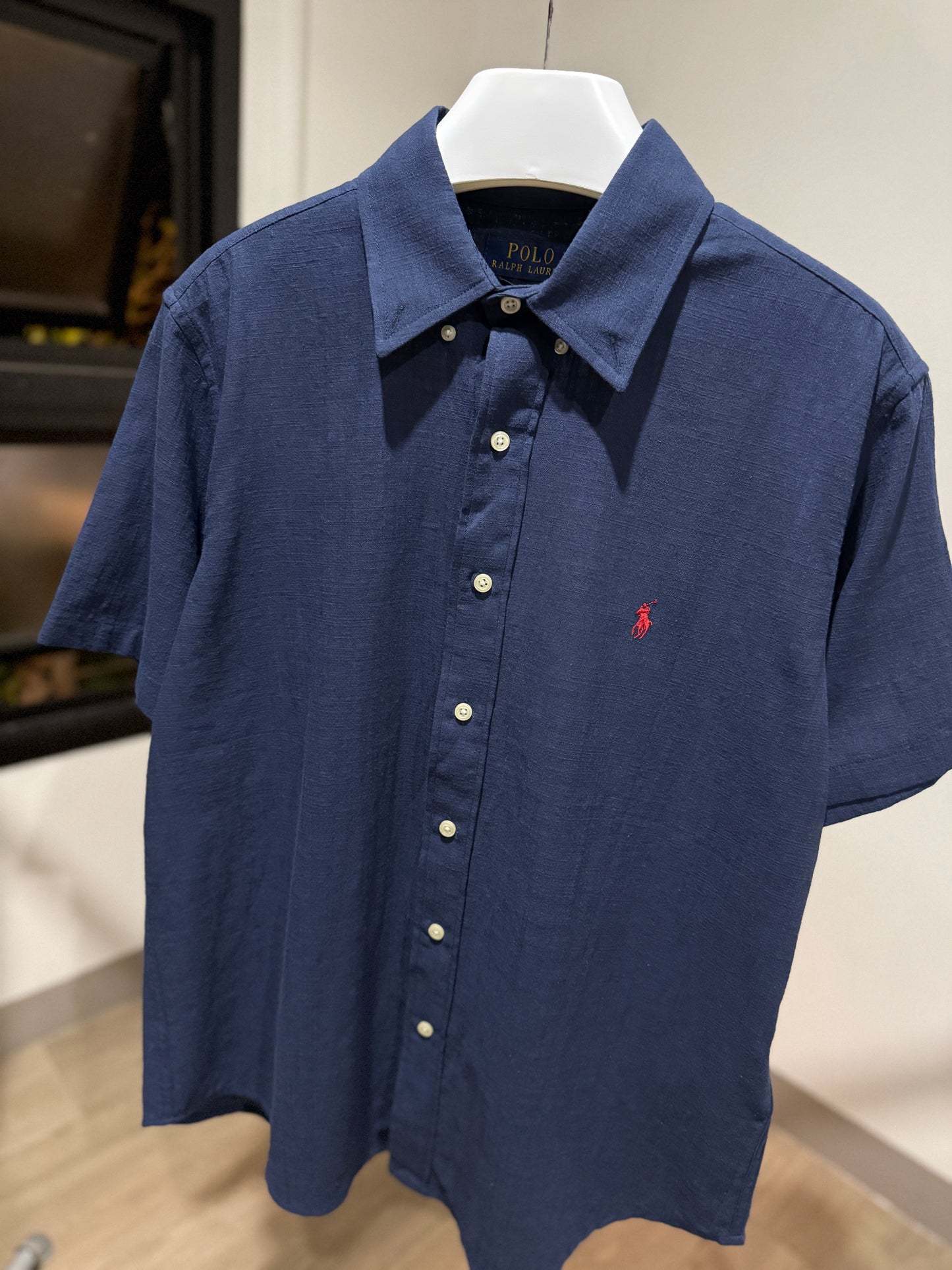 Ralph Lauren Linen Shirt (Navy)