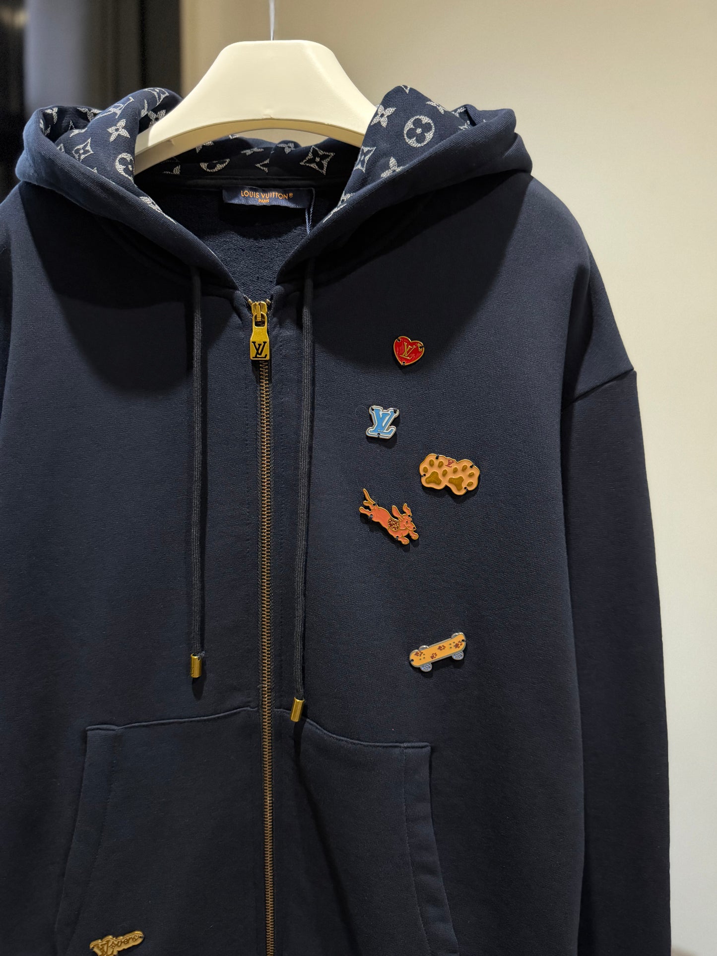 Louis Vuitton Chinese Valentine's Day Zipped Hoodie