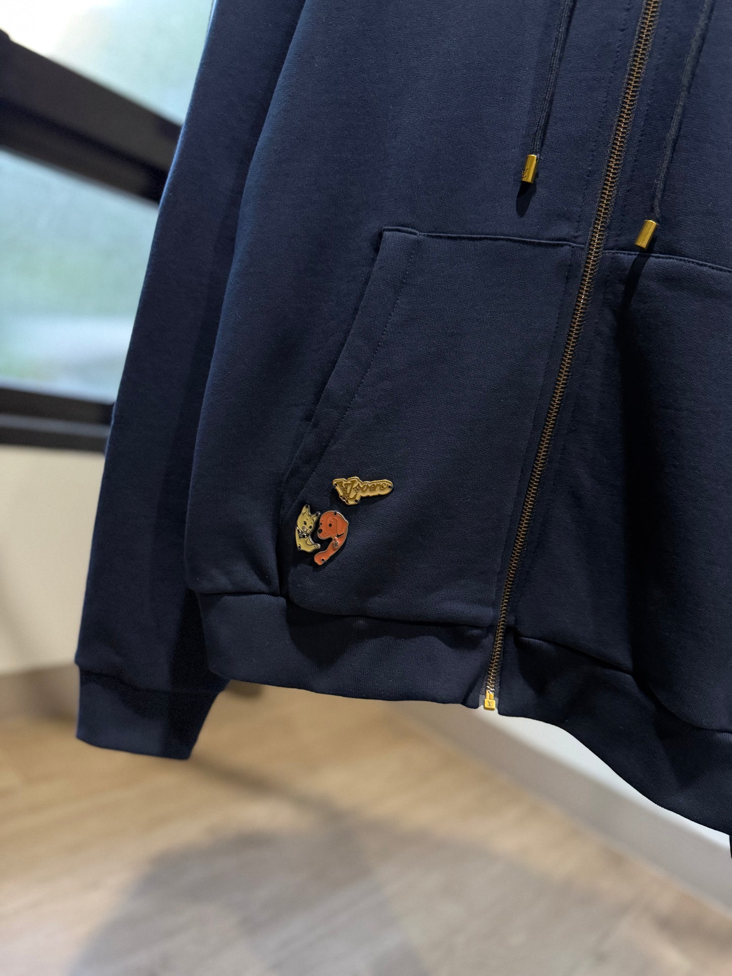 Louis Vuitton Chinese Valentine's Day Zipped Hoodie