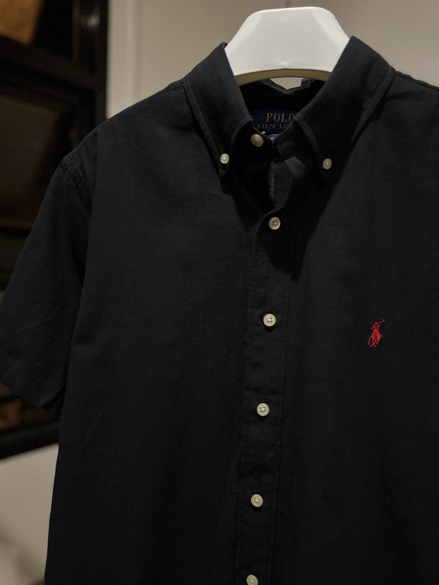 Ralph Lauren Linen Shirt (Black)