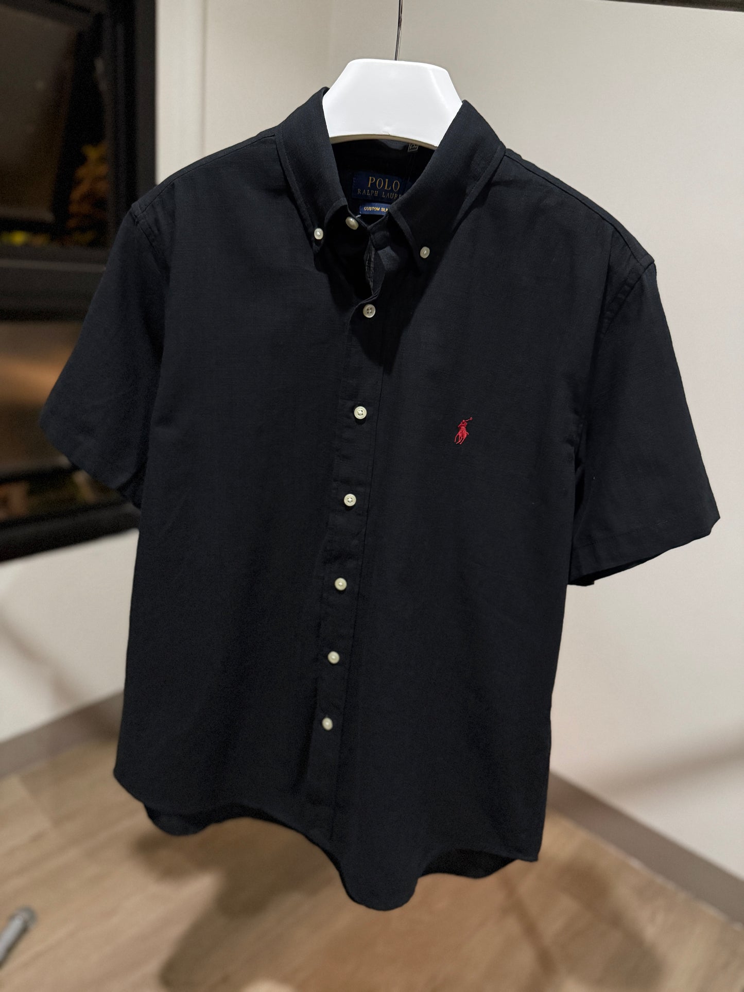 Ralph Lauren Linen Shirt (Black)