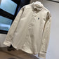 Prada Chalk White Cotton Shirt