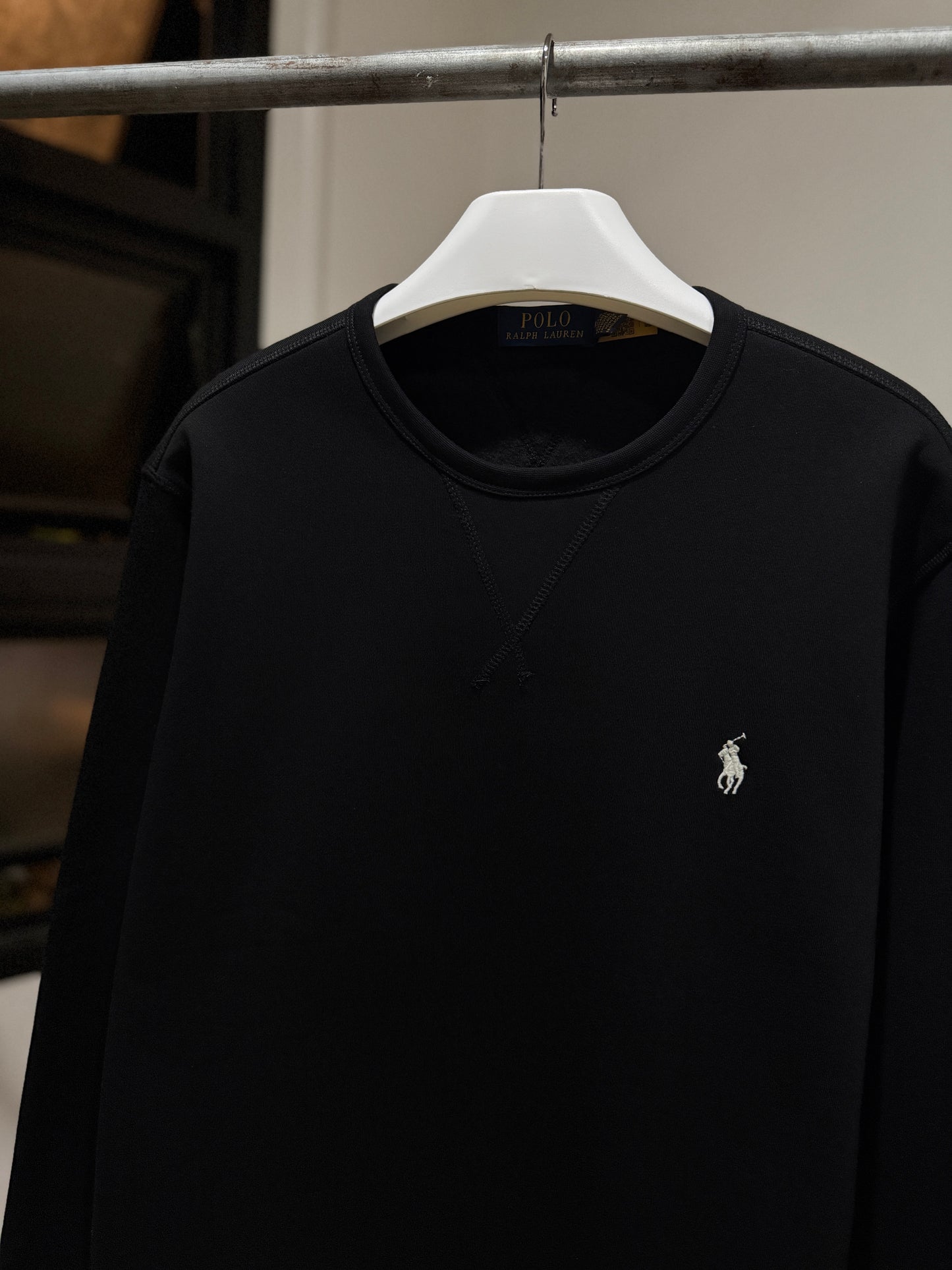 Ralph Lauren Fleece Sweatshirt (Black)