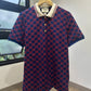 Gucci Stretch Polo Shirt (Blue/Red)