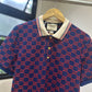 Gucci Stretch Polo Shirt (Blue/Red)