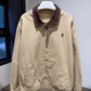 Prada Gabardine Zip Up Jacket (Sand)