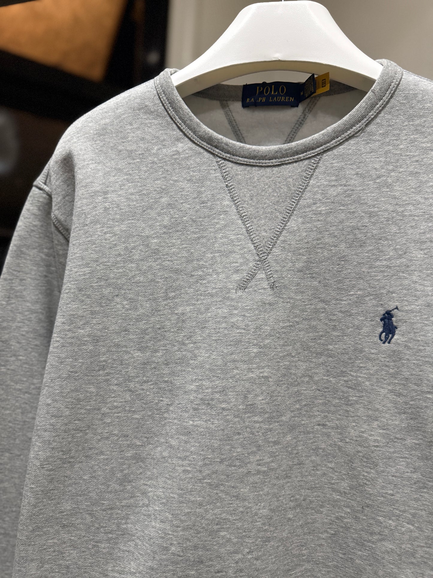 Ralph Lauren Fleece Sweatshirt (Gray)