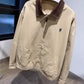 Prada Gabardine Zip Up Jacket (Sand)