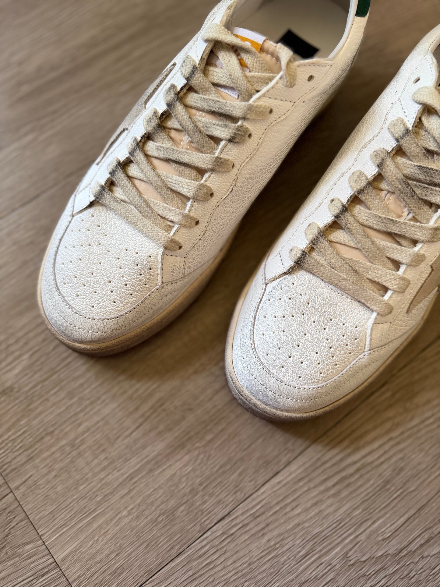 Golden Goose Ballstar (White/Green)