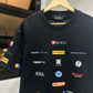 Balenciaga Logos T-Shirt (Black)